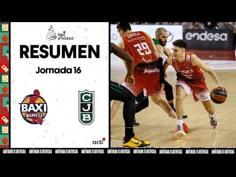 Resumen BAXI Manresa 102 - Joventut Badalona 89 (J16)