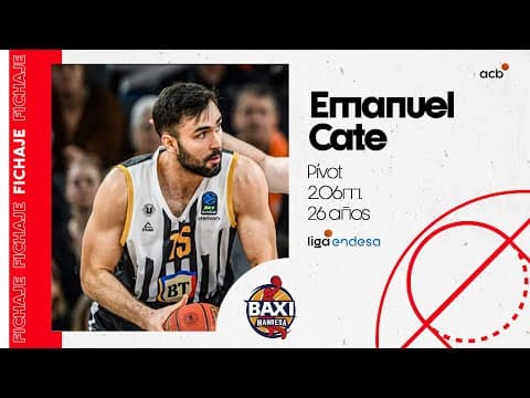 Así juega Emanuel Cate, nuevo fichaje de BAXI Manresa