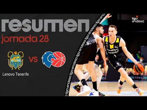 Resumen Lenovo Tenerife 96 - Río Breogán 78 (J28)