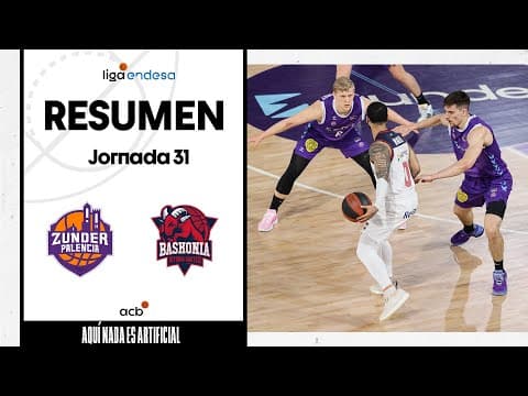 Resumen Zunder Palencia 94 - Baskonia 101 (J31)