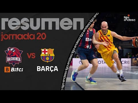 Resumen Bitci Baskonia 77 - Barça 96 (J20)