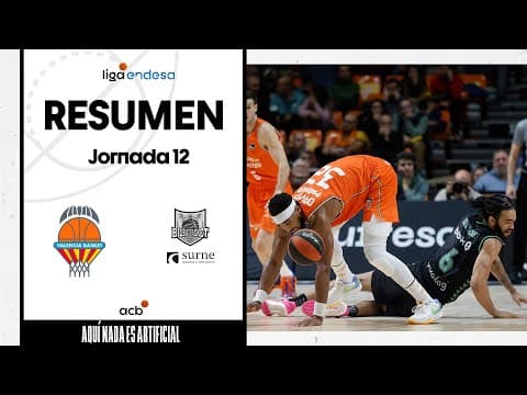 Resumen Valencia Basket 79 - Surne Bilbao Basket 85 (J12)