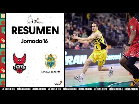 Resumen Coviran Granada 68 - Lenovo Tenerife 80 (J16)
