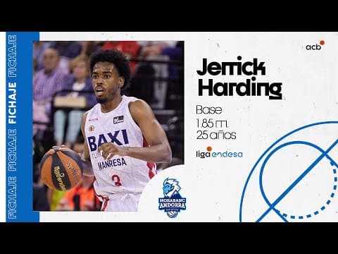 Jerrick Harding, una fuente de puntos para MoraBanc Andorra