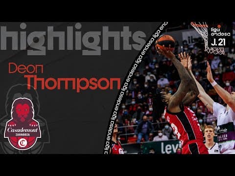 Deon Thompson se luce contra su ex