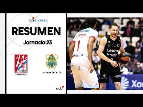 Resumen Monbus Obradoiro 58 - Lenovo Tenerife 78 (J23)