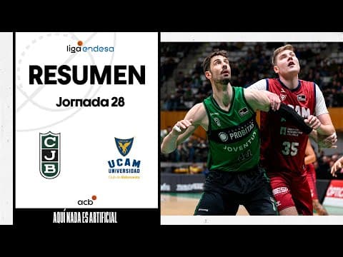 Resumen Joventut 75 - UCAM Murcia 82 (J28)
