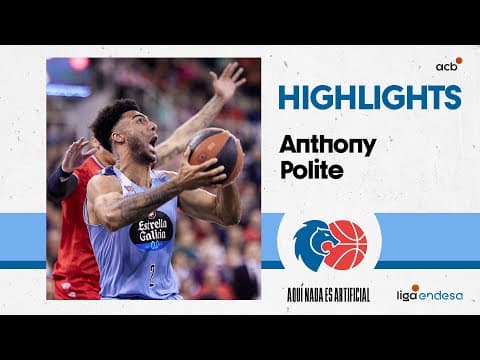 Anthony Polite, de dulce en la primera mitad