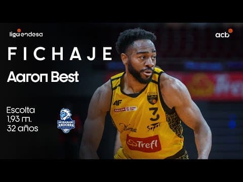 Aaron Best, nuevo fichaje de MoraBanc Andorra