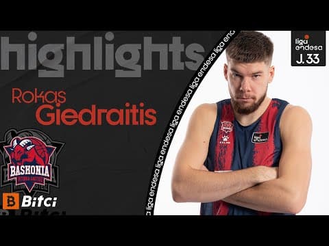 Rokas Giedraitis, letal: 6/8 en triples