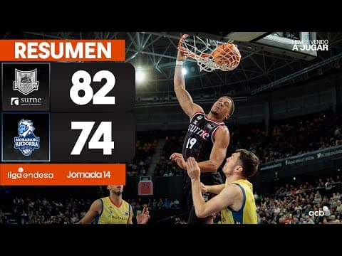 Resumen Surne Bilbao Basket 82 - MoraBanc Andorra 74 (J14)