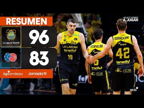 Resumen La Laguna Tenerife 96 - Río  Breogán 83 (J19)