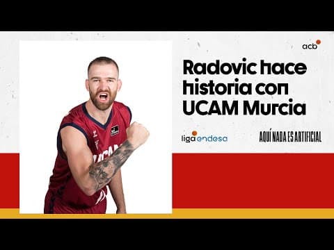 Radovic, jugador más valorado en el UCAM Murcia