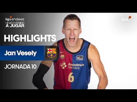 Jan Vesely, omnipresente en el triunfo blaugrana