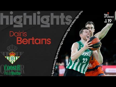 Dairis Bertans, letal: 15 puntos sin fallo en la primera mitad