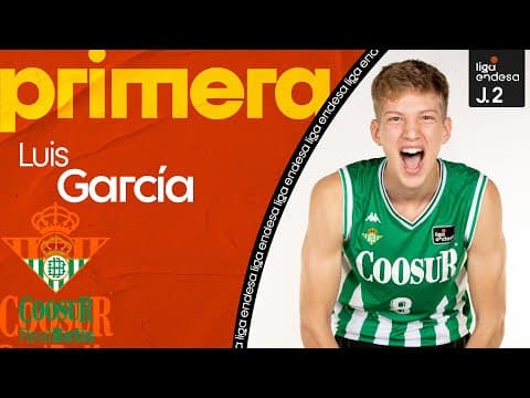 Luis García: primera canasta con el Coosur Real Betis