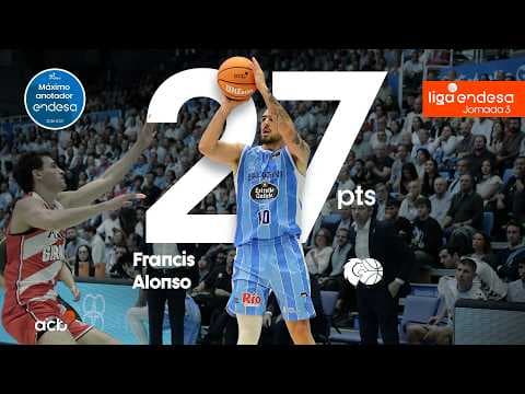 Francis Alonso, Máximo Anotador Endesa de la Jornada 3 de la Liga Endesa 2026-27