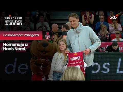 Casademont Zaragoza homenajea a su mítico Henk Norel