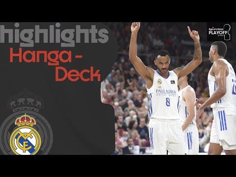 El menú del partido: de 1º Hanga y de 2º Deck