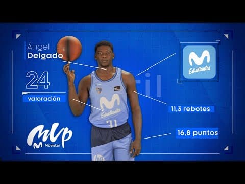 Ángel Delgado, MVP Movistar de abril
