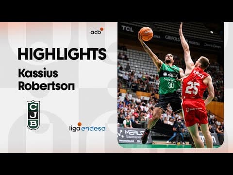 Kassius Robertson, intratable en la primera mitad