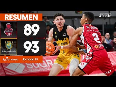 Resumen Casademont Zgz 89 - La Laguna Tenerife 93 (J25)