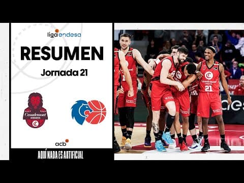 Resumen Casademont Zaragoza 63 - Río Breogán 61 (J21)