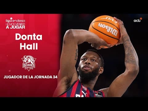 Donta Hall, Jugador de la Jornada 34