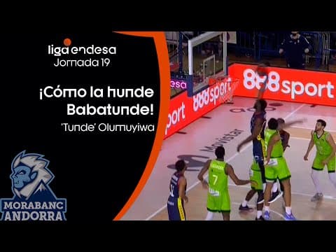 ¡Cómo la hunde Babatunde!