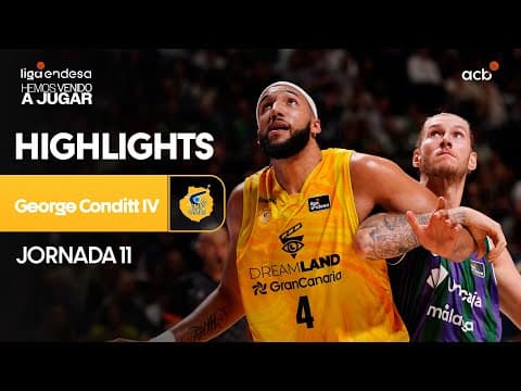 George Conditt IV hace de todo para tumbar a Unicaja