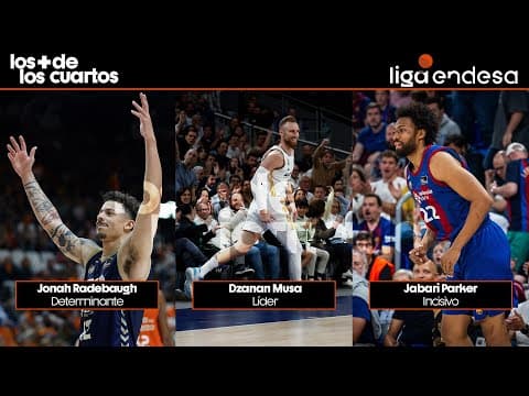 Los Más de los cuartos: Jonah Radebaugh, Dzanan Musa y Jabari Parker
