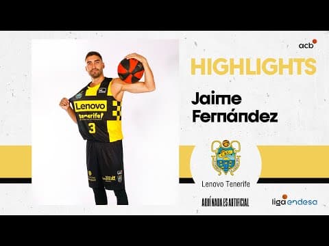 Jaime Fernández lidera a Lenovo Tenerife