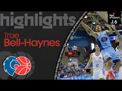 Trae Bell-Hynes despliega su talento ante el Real Madrid
