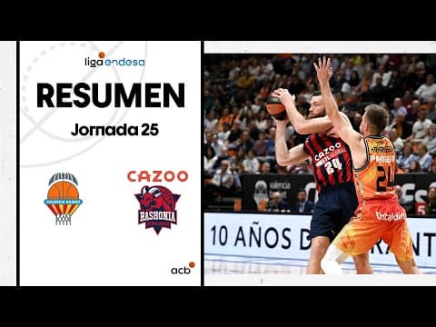 Resumen Valencia Basket 81 - Cazoo Baskonia 85 (J25)