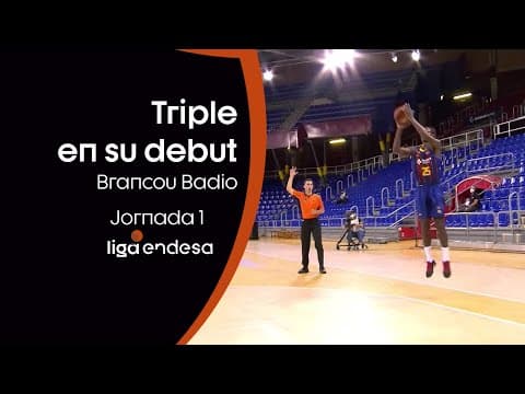Brancou Badio se estrena con triple