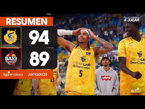 Resumen Dreamland GC 94 - BAXI Manresa 89 (J23)