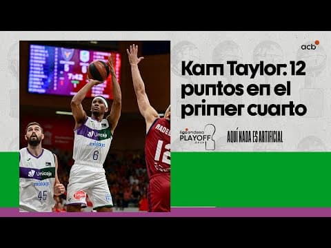 Kameron Taylor, on fire en el primer cuarto