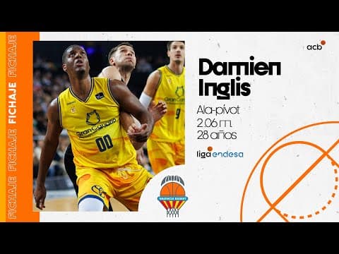 Damien Inglis, calidad en la pintura para Valencia Basket