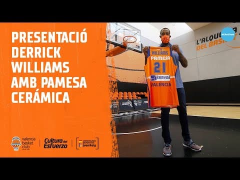Derrick Williams, presentado como taronja