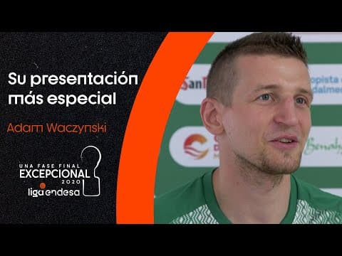 Adam Waczysnki y su presentación más especial