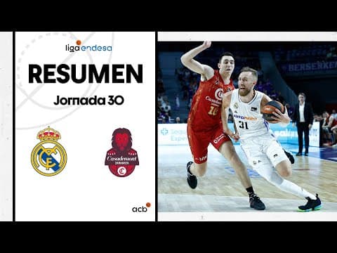 Resumen Real Madrid 93-Casademont Zaragoza 86 (J30)