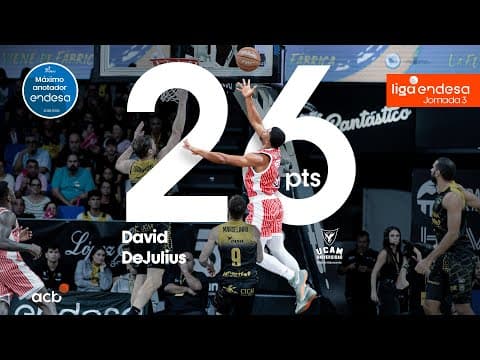 David DeJulius, Máximo Anotador Endesa de la Jornada 3