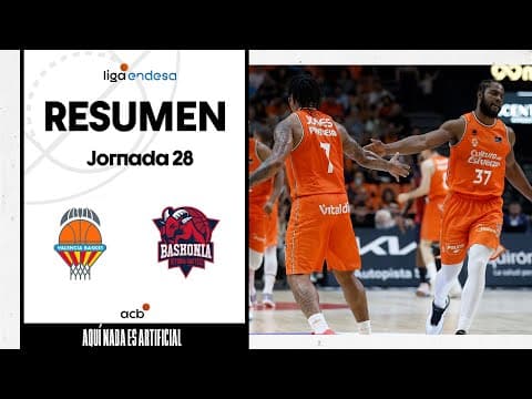 Resumen Valencia Basket 111 - Baskonia 101 (J28)