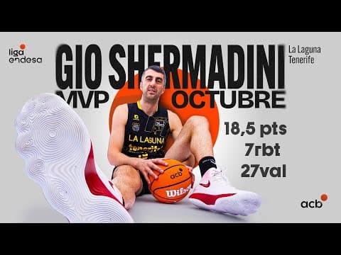 Giorgi Shermadini, MVP de octubre