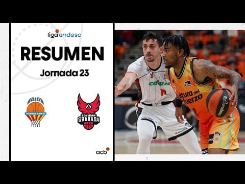 Resumen Valencia Basket 80 - Coviran Granada 72 (J23)