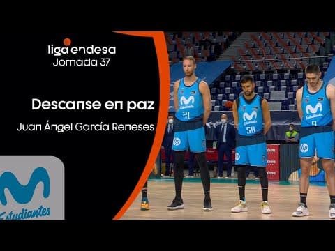 Minuto de silencio en memoria de J.A. García Reneses