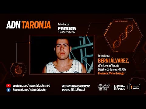 Berni Álvarez recuerda “los mejores años de su vida deportiva” en ADN Taronja