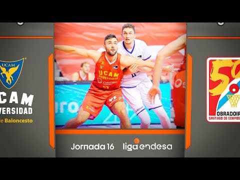 Resumen UCAM Murcia 93 - Monbus Obradoiro 76 (J16)