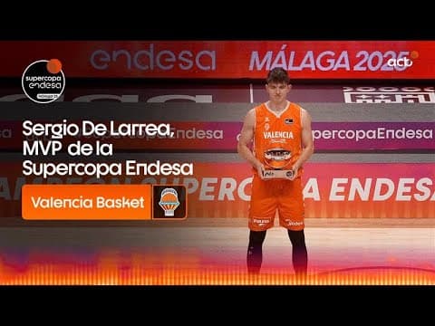 Sergio de Larrea, MVP de la Supercopa Endesa