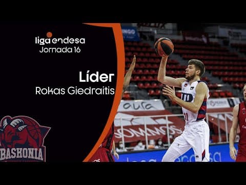 Giedraitis lidera el triunfo baskonista